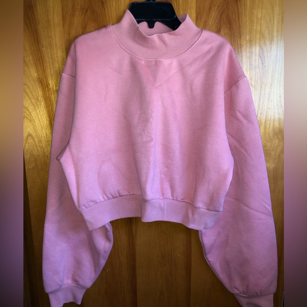 Toby heart ginger cropped sweatshirt